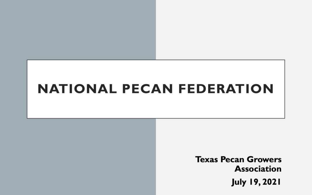 Conference 2021 – National Pecan Federation