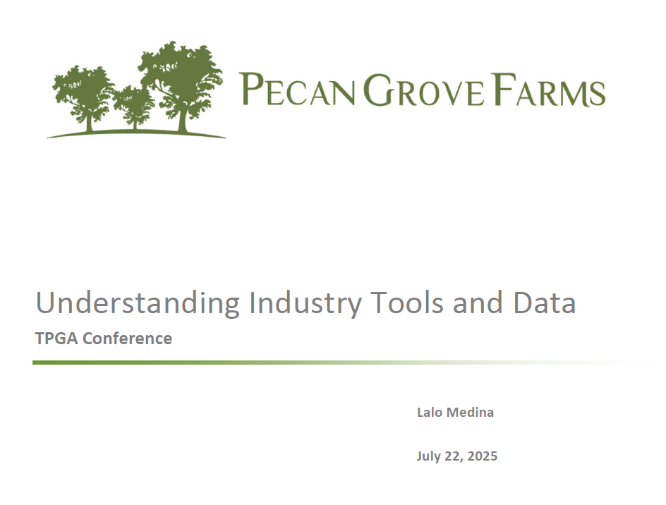 2025 Conference Industry Tools And Data Pecan Grove 2025 Conference Industry Tools And Data Pecan Grove Farms 